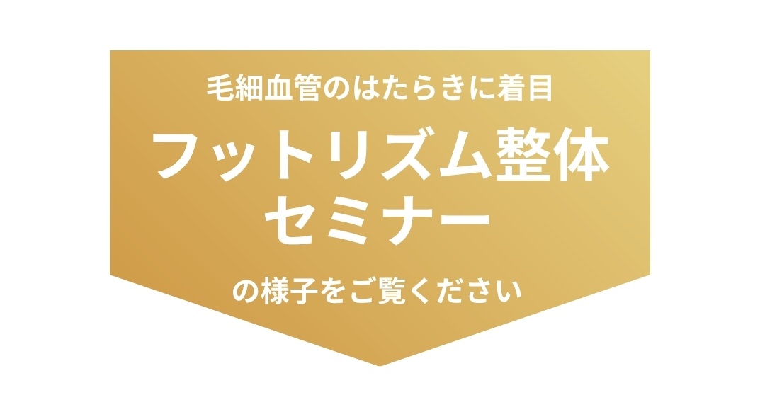 毛細血管のはたらきに着目 フットリズム整体セミナーの様子をご覧ください
